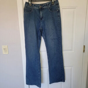 NWT Lee Platinum Label Natural Fit Bootcut Denim Jeans Medium Wash Size 12M